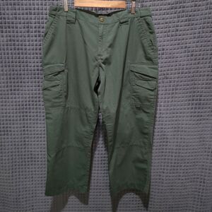 TruSpec Ripstop Cargo Pants 20W 40x29 Olive Stretch Waist Tech Utility Hiking